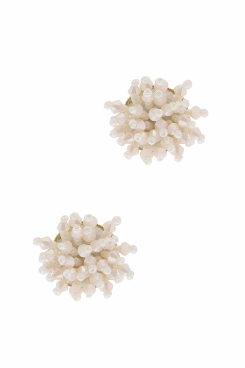 Prickle Cluster Stud Earring Beige