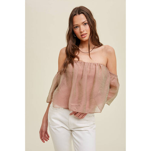 Rose Off the Shoulder Blouse