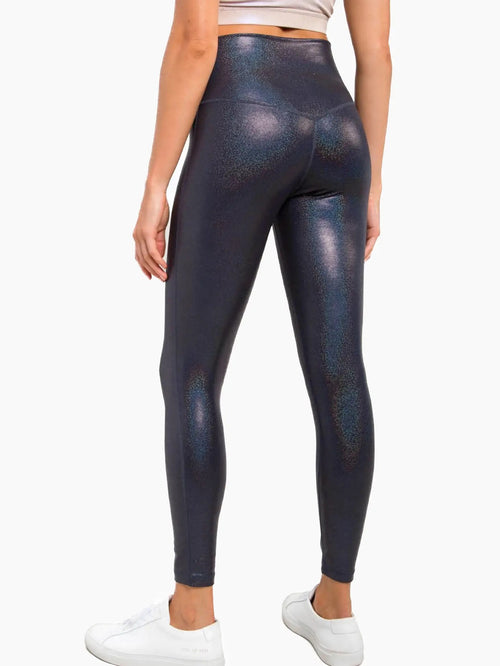 High Waisted Black Holographic Leggings – Mallory Ruth Company