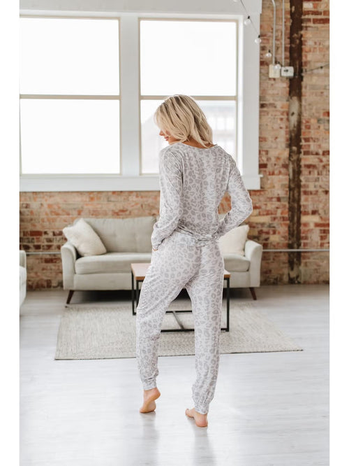 Cheetah Loungewear Set