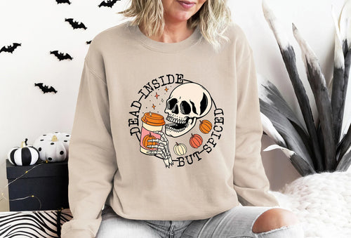 Dead Inside But Spiced Crew Neck