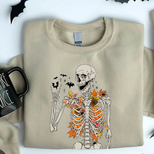 Fall skeleton crew neck