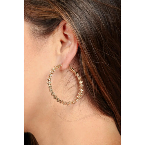 Sophia Classic Gold Hoop Earring